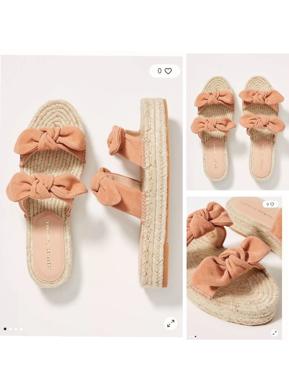 Anthropologie Loeffler Randall Daisy Espadrille Sandals